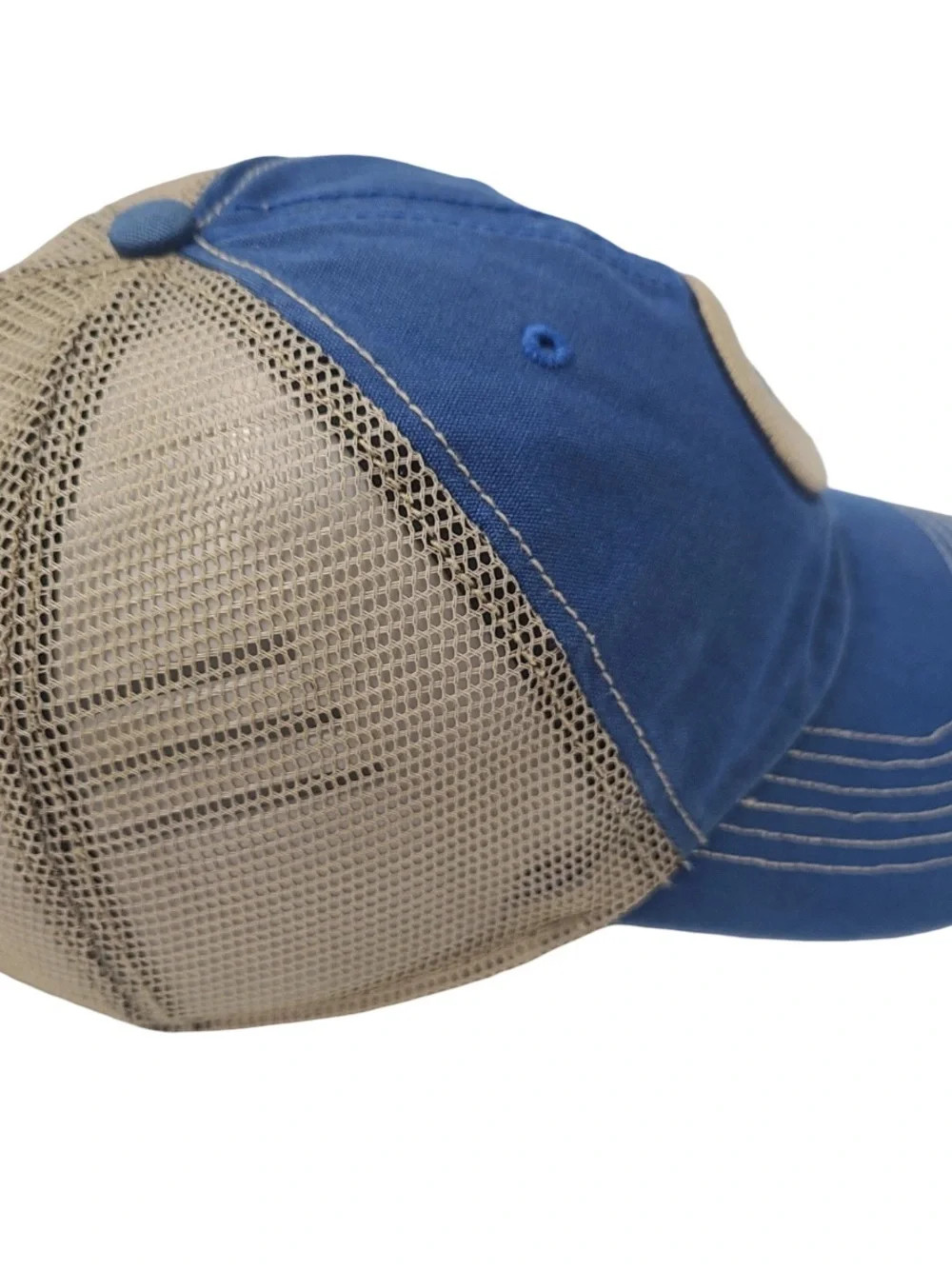 NWT 47 Brand MLB Chicago Cubs Blue and Tan Mesh-Backed Trucker Snapback Hat